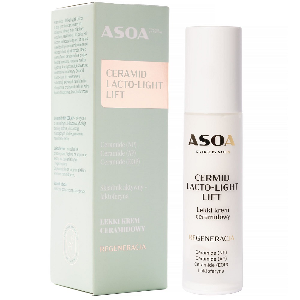 Asoa Ceramid Lacto-Light Lift leicht Creme Ceramid 50ml