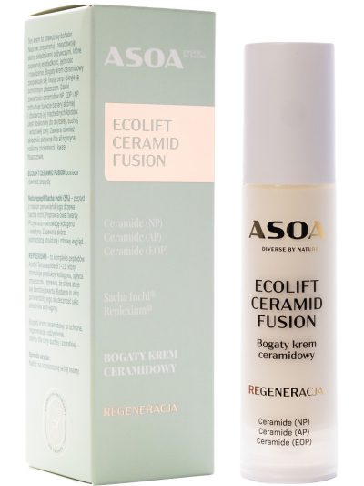 Asoa Ecolift Ceramid Fusion bogaty krem ceramidowy 50ml