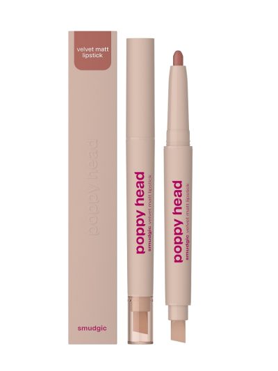 Poppy Head Smudgic matowa pomadka w kredce 03 Dusky Allure 0.85g