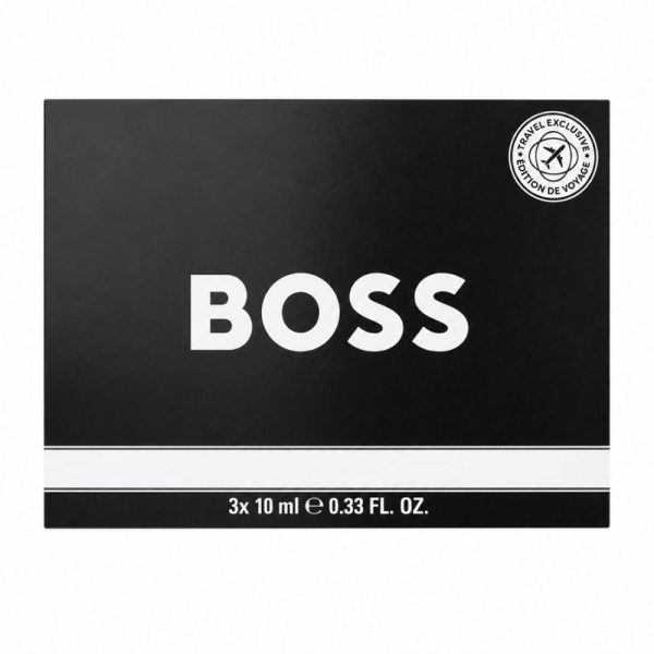 Hugo Boss Travel Exclusive zestaw miniaturek perfum dla mężczyzn 3x10ml
