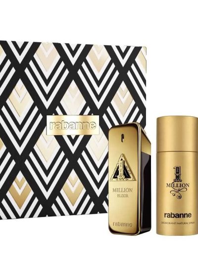 Paco Rabanne 1 Million Elixir zestaw perfumy spray 100ml + dezodorant spray 150ml + perfumy spray 10ml
