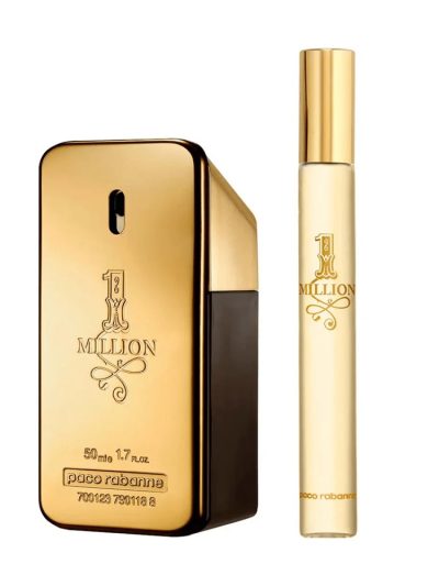 Paco Rabanne 1 Million zestaw woda toaletowa spray 50ml + woda toaletowa spray 10ml