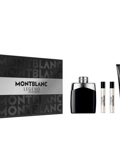 Mont Blanc Legend zestaw woda toaletowa spray 100ml + woda toaletowa spray 2x7.5ml + żel pod prysznic 100ml