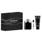 Mont Blanc Legend zestaw woda toaletowa spray 100ml + woda toaletowa spray 7.5ml + żel pod prysznic 100ml