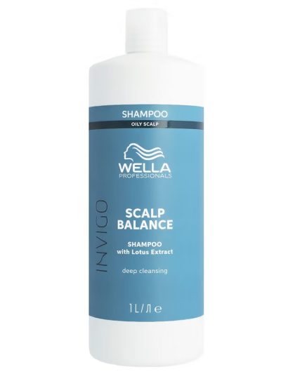 Wella Professionals Invigo Scalp Balance Shampoo szampon do włosów z ekstraktem z lotosu 1000ml
