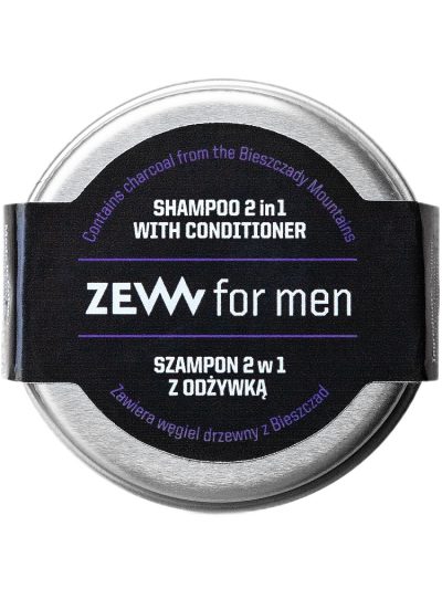 Zew For Men Szampon 2w1 z odżywką z węglem drzewnym z Bieszczad 15ml