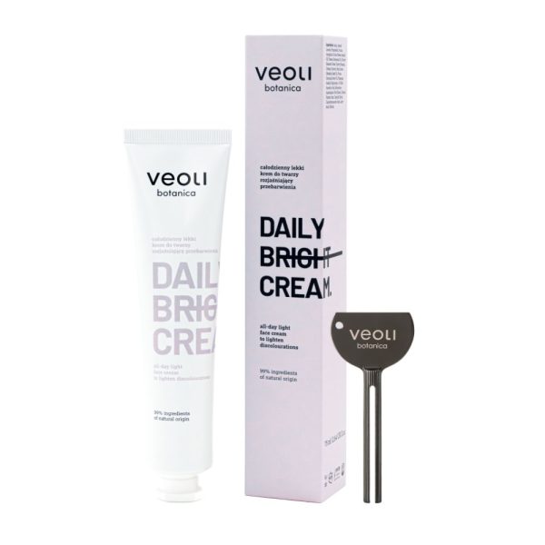 Veoli Botanica Daily Bright Cream całodzienny lekki krem do twarzy rozjaśniający przebarwienia 75ml