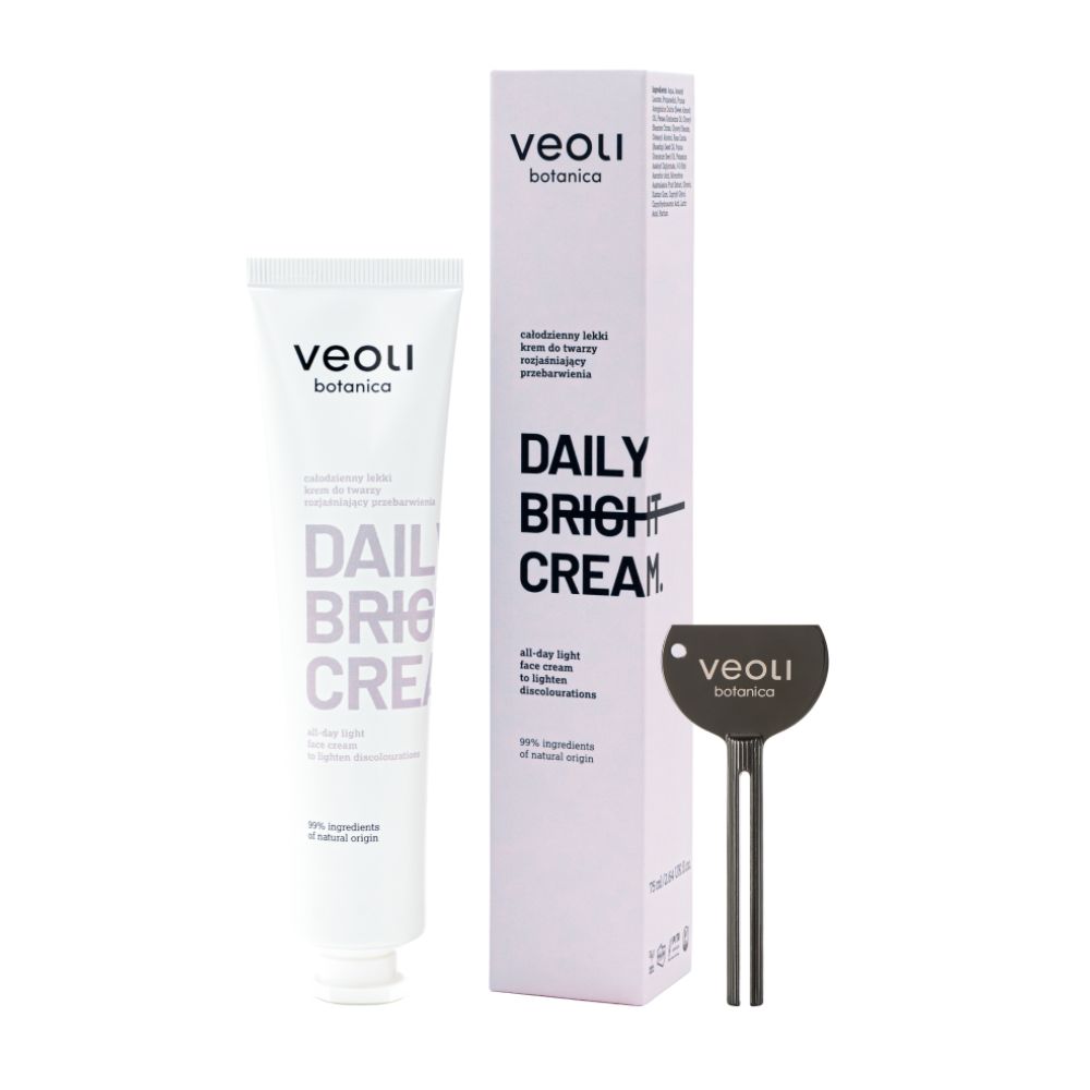 Veoli Botanica Veoli Botanica Daily Bright Cream całodzienny lekki krem do twarzy rozjaśniający przebarwienia 75ml