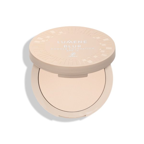 Lumene Blur Longwear Powder Foundation SPF15 długotrwały puder do twarzy 1 10g