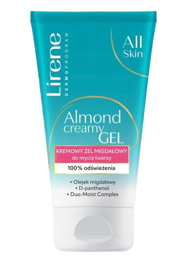 Lirene All Skin kremowy żel migdałowy do mycia twarzy 150ml