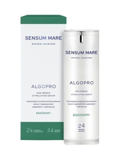 Sensum Mare Algopro stymulująco-przeciwzmarszczkowe serum z egzosomami peptydami i adenozyną 30ml