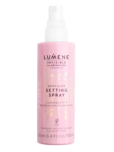 Lumene Invisible Illumination Dewy Glow spray utrwalający makijaż 100ml