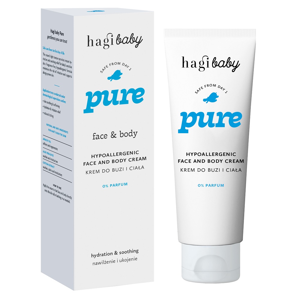 Hagi Hagi Baby Pure hipoalergiczny krem do buzi i ciała 75ml