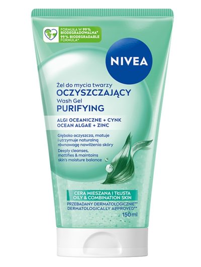 Nivea Visage oczyszczający żel do mycia twarzy cera mieszana i tłusta 150ml