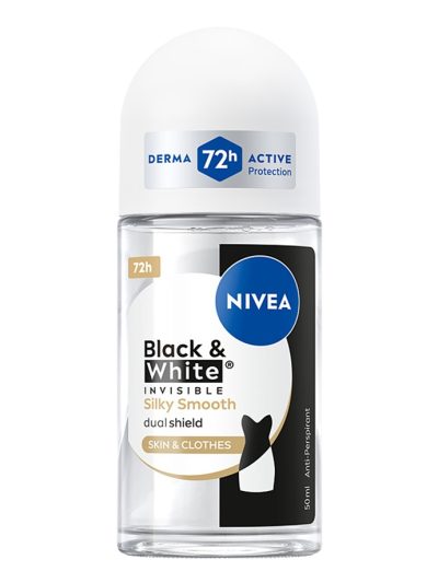 Nivea Black & White Invisible Silky Smooth antyperspirant w kulce 50ml