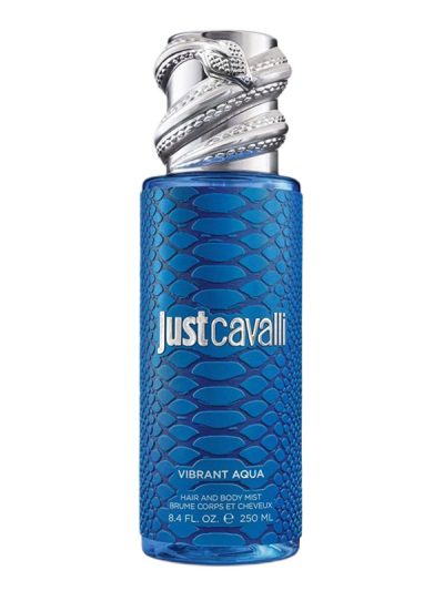 Roberto Cavalli Just Cavalli Vibrant Aqua mgiełka do włosów i ciała 250ml