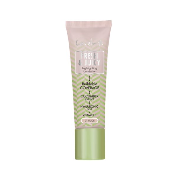 Lovely Fresh & Juicy Foundation rozświetlający podkład do twarzy 01 Nude 25g