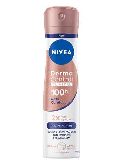 Nivea Derma Control Clinical Ultra Comfort antyperspirant spray 150ml