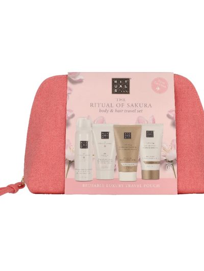 Rituals The Ritual of Sakura zestaw pianka pod prysznic 50ml + odżywka do włosów 70ml + szampon do włosów 70ml + krem do ciała 70ml