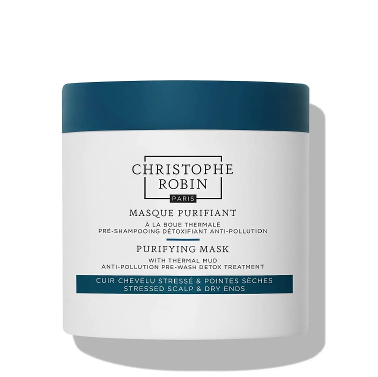 Christophe Robin Christophe Robin Purifying Mask With Thermal Mud detoksykująca maska przed myciem włosów 250ml