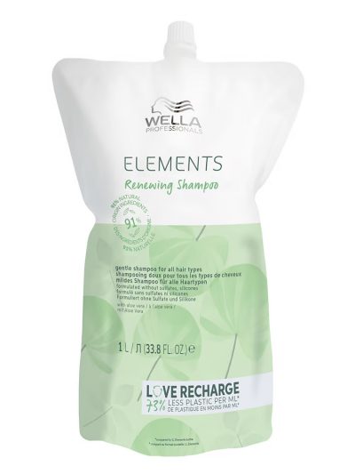 Wella Professionals Elements Renewing Shampoo regenerujący szampon do włosów refill 1000ml