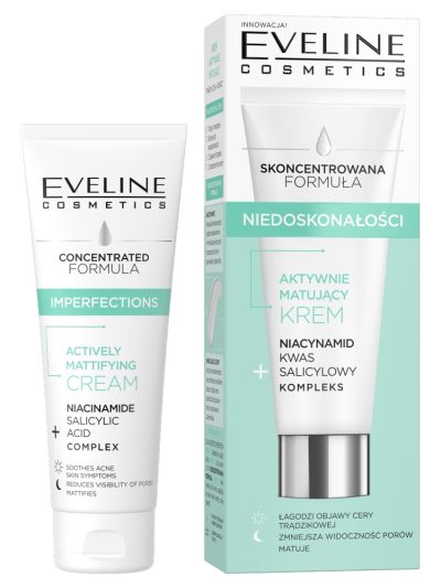 Eveline Cosmetics Skoncentrowana Formuła krem aktywnie matujący 50ml