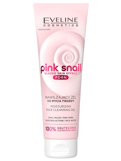 Eveline Cosmetics Pink Snail nawilżający żel do mycia twarzy 140ml