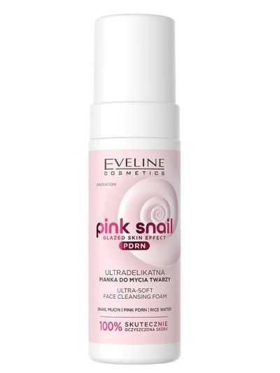 Eveline Cosmetics Pink Snail ultradelikatna pianka do mycia twarzy 150ml