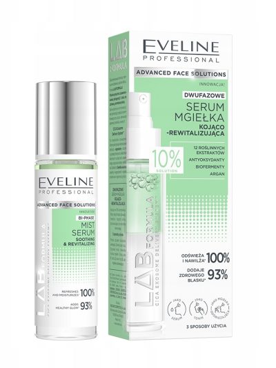 Eveline Cosmetics Lab Formula dwufazowe serum-mgiełka kojąco-rewitalizująca 30ml