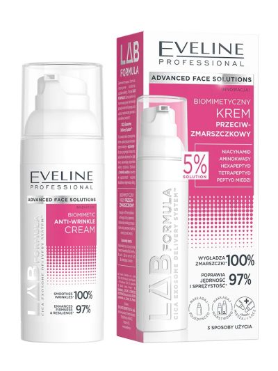 Eveline Cosmetics Lab Formula biomimetyczny krem przeciwzmarszczkowy 50ml