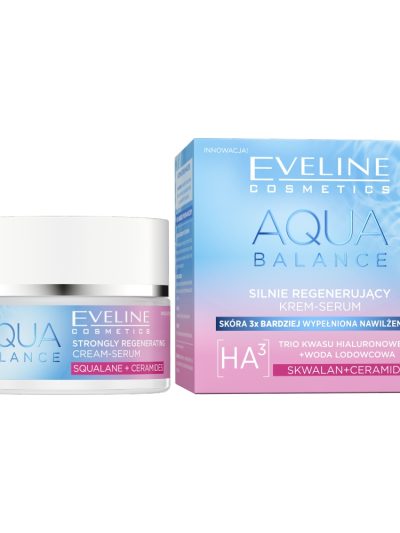 Eveline Cosmetics Aqua Balance silnie regenerujący krem-serum 50ml