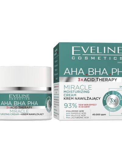 Eveline Cosmetics 3 x Acid Therapy krem nawilżający 50ml