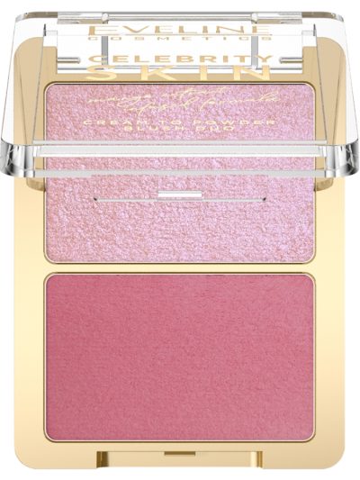 Eveline Cosmetics Celebrity Skin duet kremowych róży do policzków 01 Soft Harmony 8g