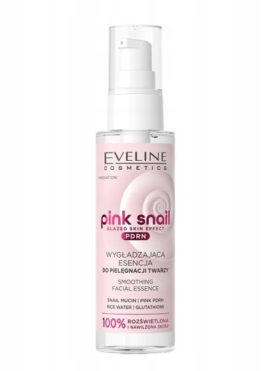 Eveline Cosmetics Pink Snail wygładzająca esencja do pielęgnacji twarzy 100ml