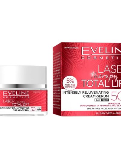 Eveline Cosmetics Laser Therapy Total Lift silnie odmładzający krem-serum 50+ 50ml