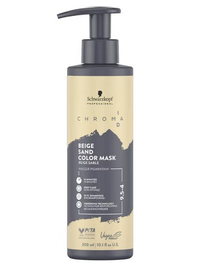 Schwarzkopf Professional Chroma ID Color Mask maska koloryzująca do włosów 9.5-4 Beige Sand 300ml