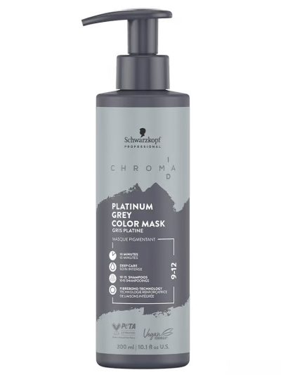 Schwarzkopf Professional Chroma ID Color Mask maska koloryzująca do włosów 9-12 Platinium Grey 300ml