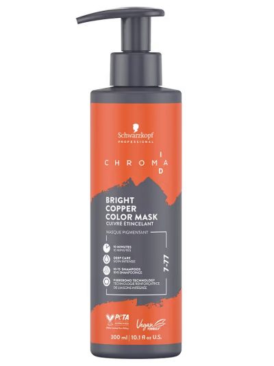 Schwarzkopf Professional Chroma ID Color Mask maska koloryzująca do włosów 7-77 Bright Cooper 300ml