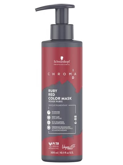 Schwarzkopf Professional Chroma ID Color Mask maska koloryzująca do włosów 6-88 Ruby Red 300ml