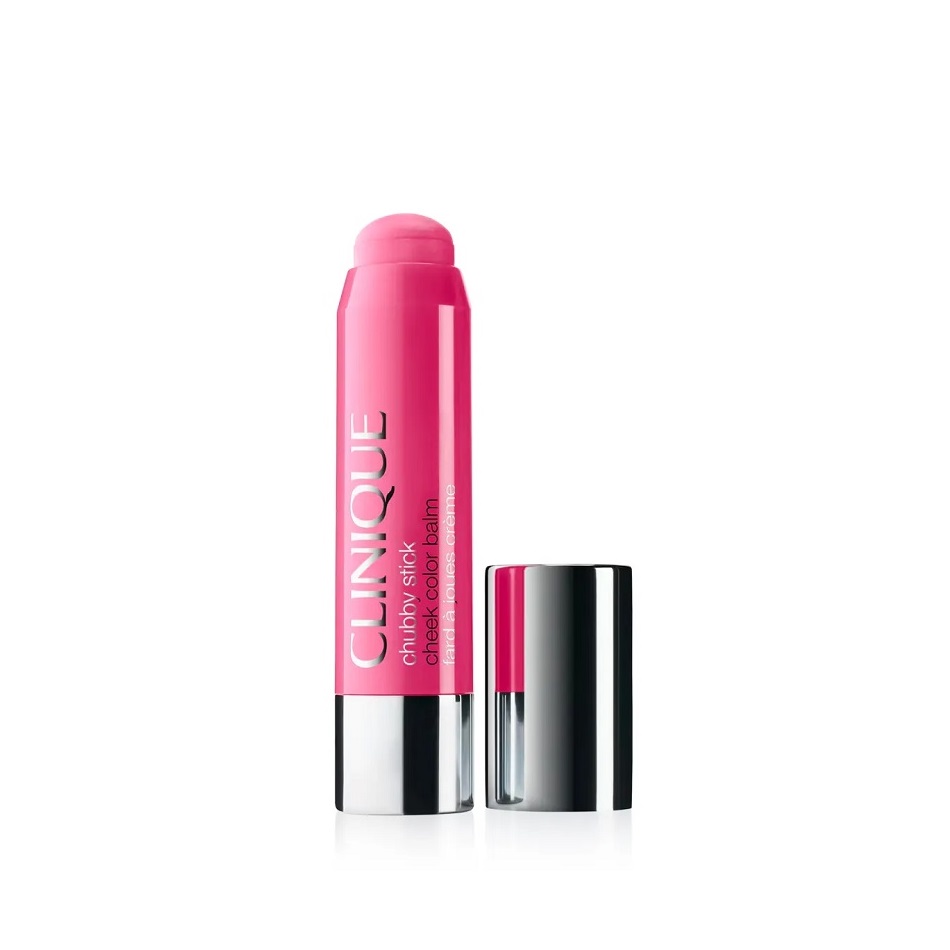Clinique Clinique Chubby Stick™ Cheek Color Balm kremowy róż w sztyfcie 06 Poppin' Pink 6g