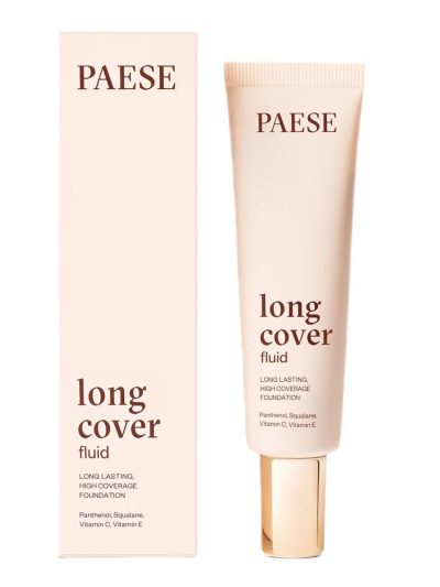 Paese Long Cover Fluid kryjący podkład do twarzy 0.5 Ivory 30ml