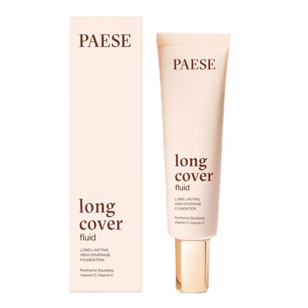 Paese Long Cover Fluid kryjący podkład do twarzy 0.5 Ivory 30ml