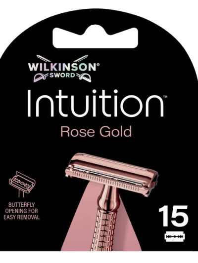 Wilkinson Intuition Rose Gold potrójnie powlekane ostrza 15szt.