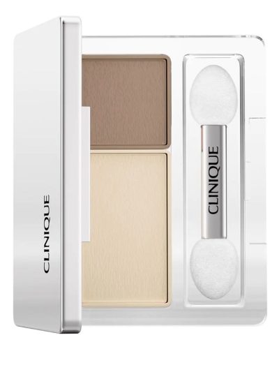 Clinique All About Shadow™ Duo podwójny cień do powiek Ivory Bisque/Bronze Satin 1.7g