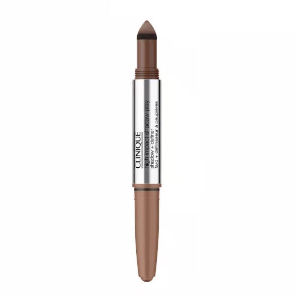 Clinique High Impact Shadow Play™ Shadow + Definer dwustronny cień do powiek w sztyfcie Double Latte 1.9g