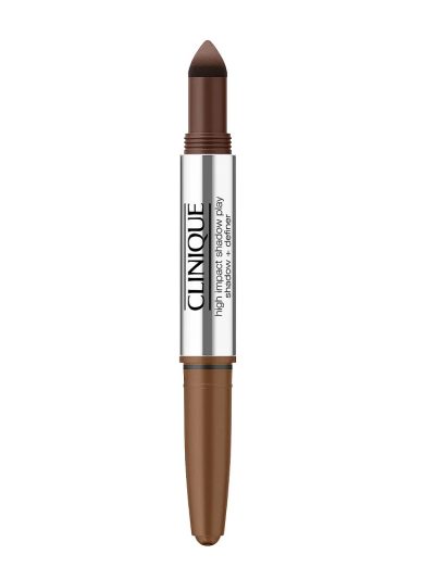 Clinique High Impact Shadow Play™ Shadow + Definer dwustronny cień do powiek w sztyfcie Rum + Cola 1.9g