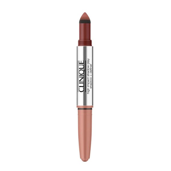 Clinique High Impact Shadow Play™ Shadow + Definer dwustronny cień do powiek w sztyfcie Strawberries + Chocolate 1.9g