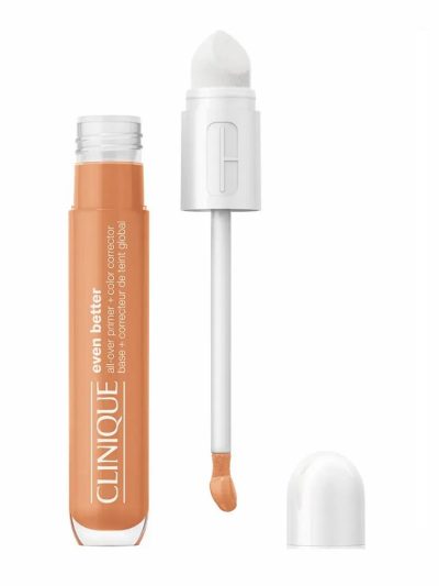 Clinique Even Better™ All-Over Primer + Color Corrector lekki krem ​​korygujący kolor Apricot 6ml