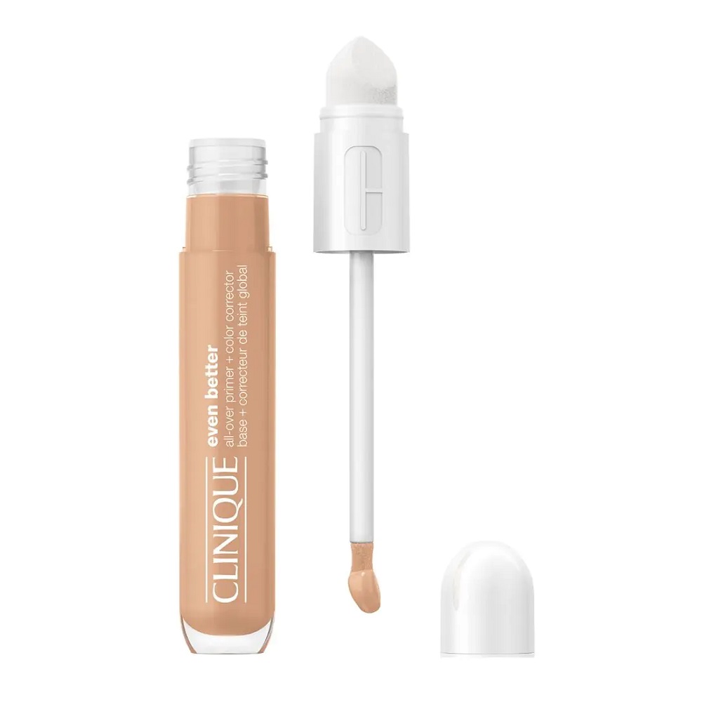 Clinique Clinique Even Better™ All-Over Primer + Color Corrector lekki krem ​​korygujący kolor Peach 6ml