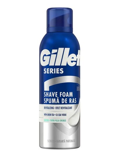 Gillette Series Revitalizing pianka do golenia z zieloną herbatą 200ml